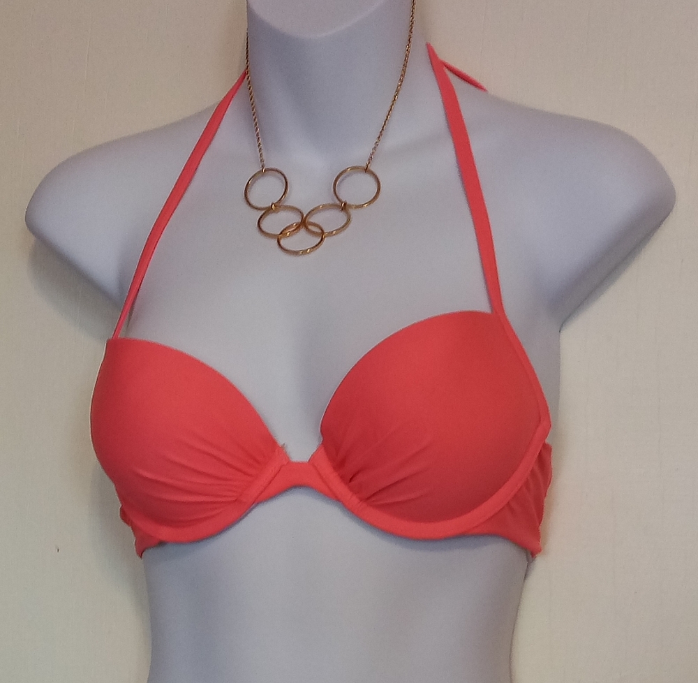 Aerie Coral Bikini Top 32B